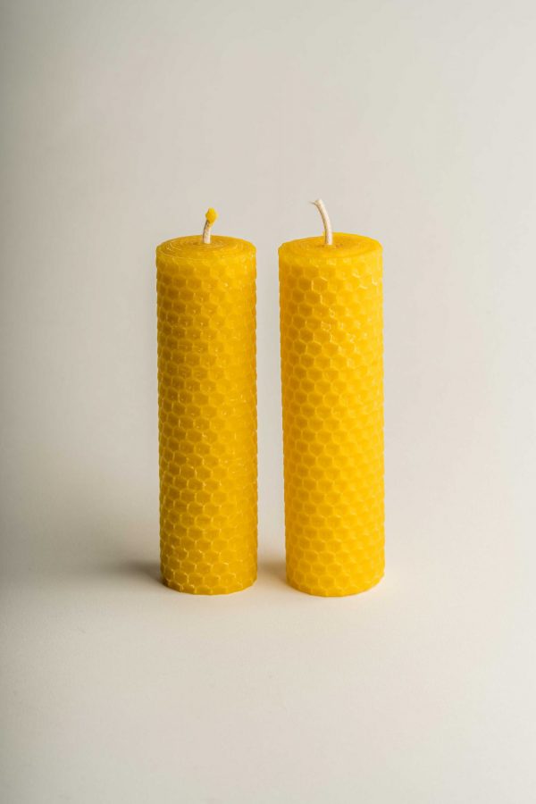 Beeswax candle-Trishs Honey Products