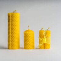 Beeswax Candle-Trishs -Honey-Products
